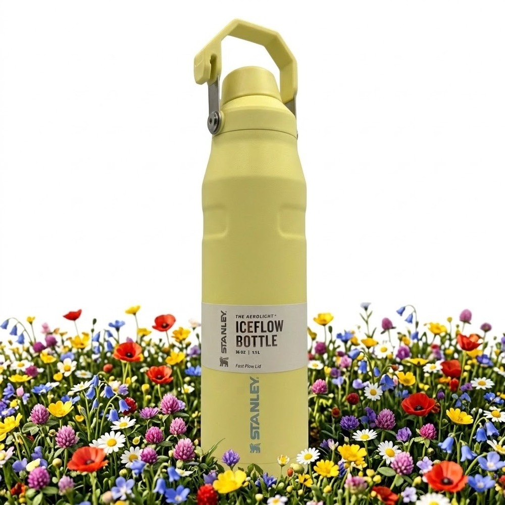 Stanley IceFlow AeroLight Bottle 36oz Pomelo Yellow Fast Flow Lid *NEW*